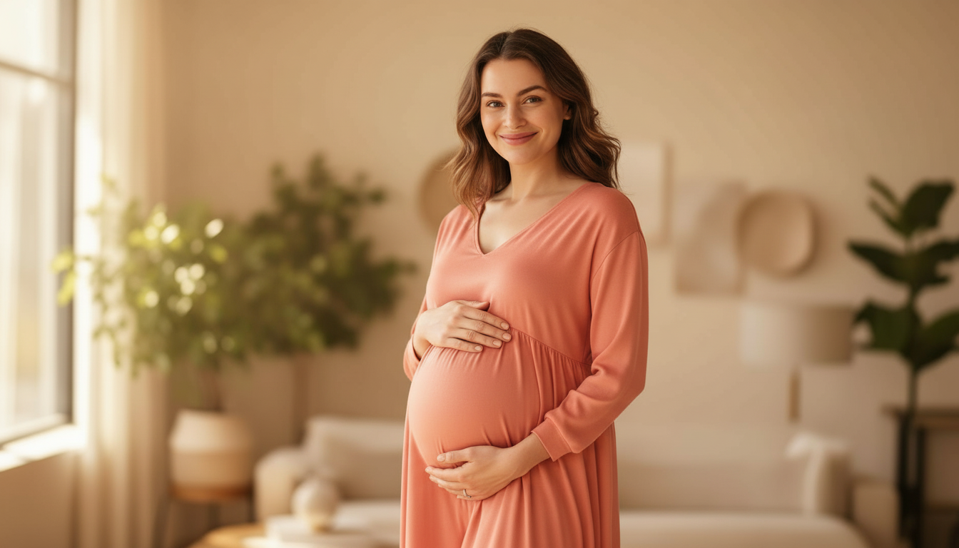 Surrogate mother enjoying her journey